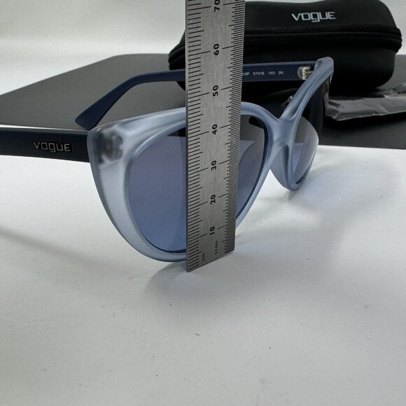 Vogue VO 2677-S 2030/8F Cateye Frosted Clear Blue 57 [] 16 140 Eyeglasses 2677 main image 4